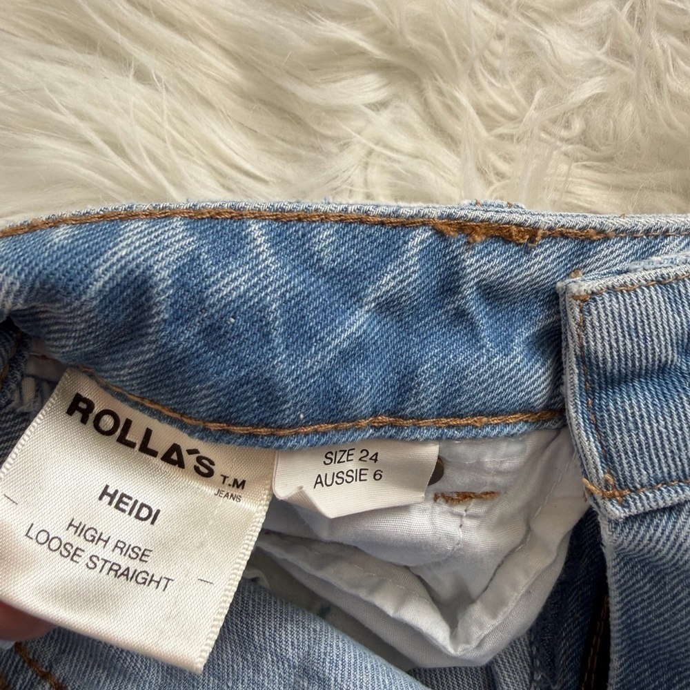 Rollas Heidi High Rise Loose Straight Leg Jeans - Picture 8 of 8